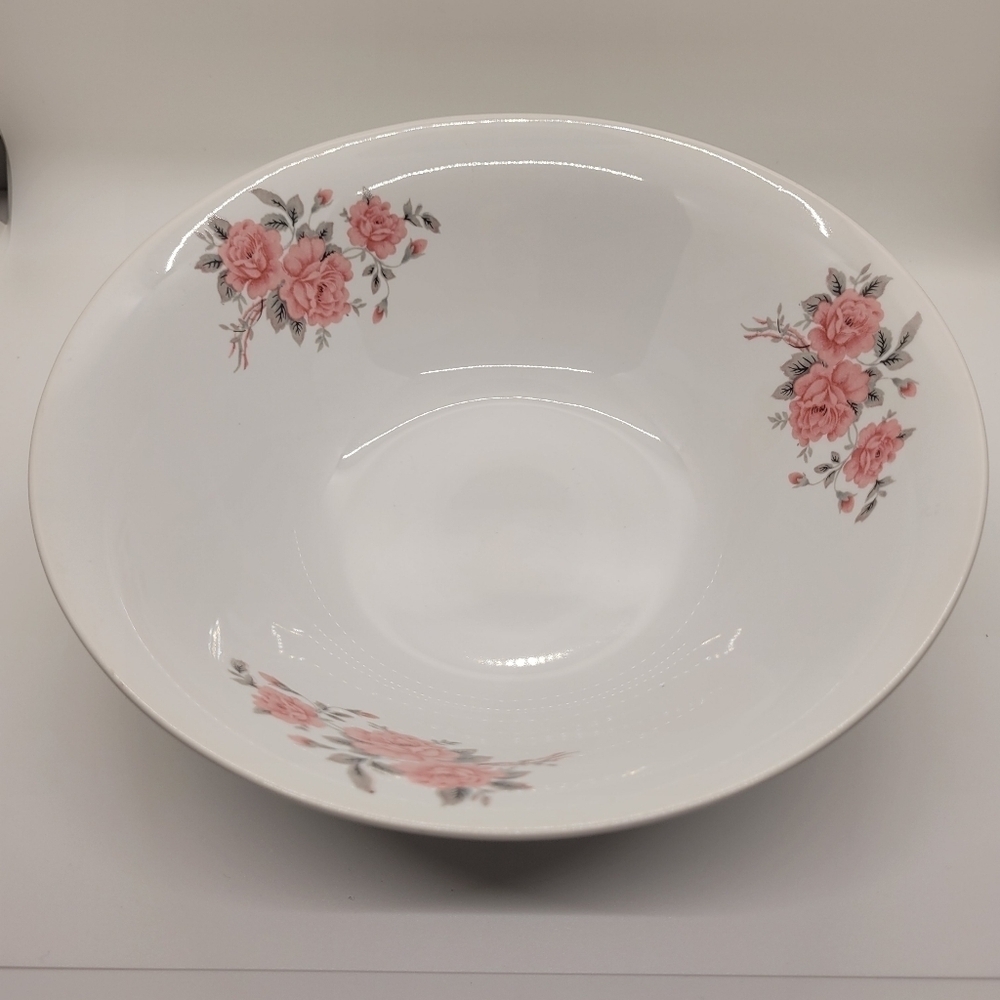 Vintage 9" Serving Bowl‎ Royal China Rose Print